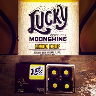 Just 1 of our many Small-batch Moonshine truffles.