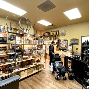 Inside this small shop with amazing chocolates
