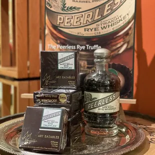 Peerless bourbon chocolate truffles