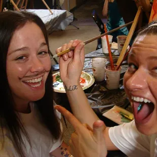 Paint your canvas paint your friends we don&apos;t mind !