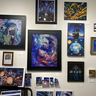 The owners artwork. He also prints &amp; cards of everything.