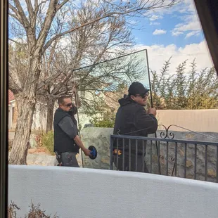 Arrival of replacement window!