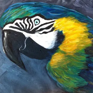 This is one of the painting I did at the Art House.