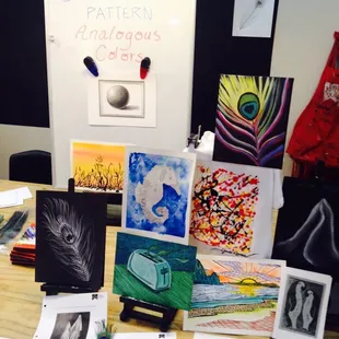 Projects on our semester on Principles and Elements of Design