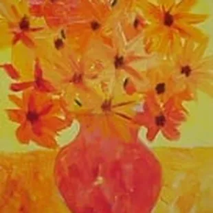 Birthday Parties finish a painting AND have their party in one fun place