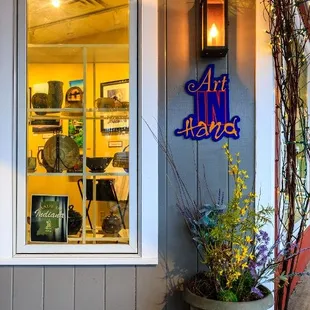 Art IN Hand is a cooperative gallery owned and operated by local artists