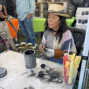 Creating metal lighting!