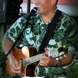 Performing at the Royal Hawaiian Hotel