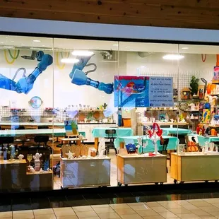 Outside looking into our space!