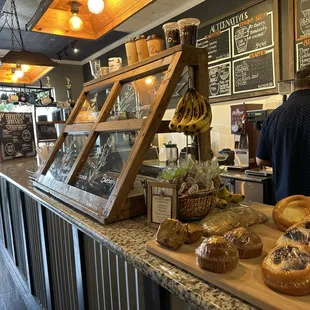 Coffee bar area