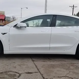 Paint Enhancement, Ceramic Coating, and Glass Coating Tesla