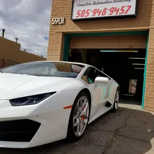 Lamborghini Huracan polished and protected long term with Opti-Coat Pro Plus Ceramic Coating.