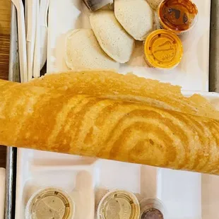 Masala Dosa Plate