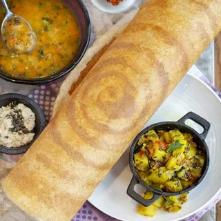 Masala Dosa Plate