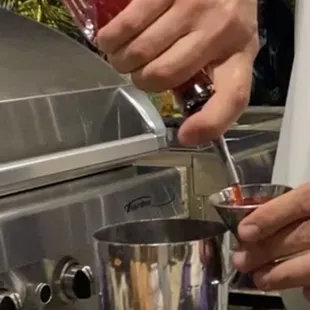 Home made Strawberry Vanilla syrup