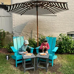 Our lovely outdoor seating!