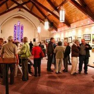 Our Main Gallery always has art on display!  Every Second Friday from 6-9p is an Open House but we're open to the public most days.