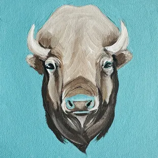 Bison portrait