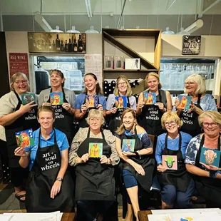 THE WINE BARREL Sip + Paint