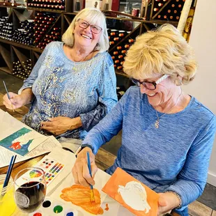 THE WINE BARREL Sip + Paint