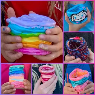 Coil built clay pots!