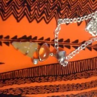 natural and polished citrine pendant I love!