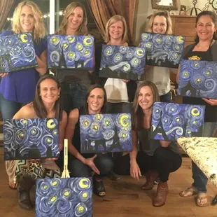 Van Gough Starry Night Sip &amp; Paint!