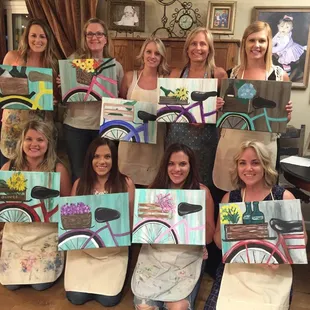 What do you want to paint into your bicycle basket!