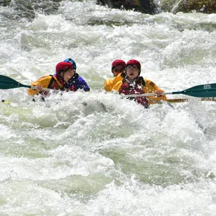 Whitewater on the Tuolumne River near Yosemite, CA