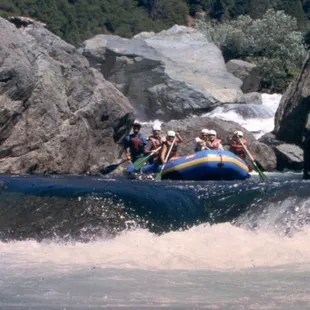 Rafting the Middle Fork of the American River near Lake Tahoe