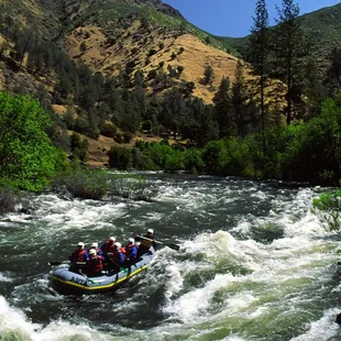 Springtime Yosemite rafting on the Merced River