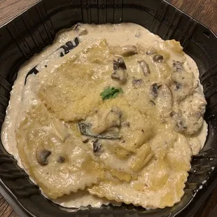 Ravioli di Portobello (takeout)