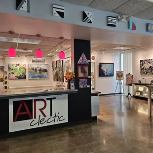 Gallery interior space