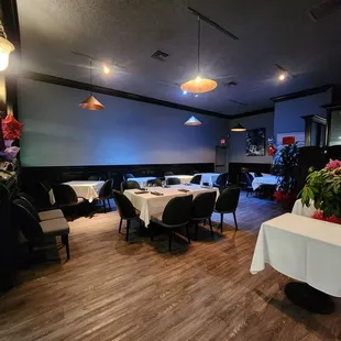 interior, sushi and sashimi