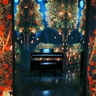 I played a piece on this moonlit piano &amp; it felt so magical that I had goosebumps!