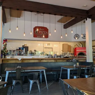 Kitchen and pizza oven