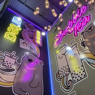 Murals as you walk in!