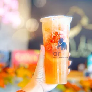 Grapefruit green tea