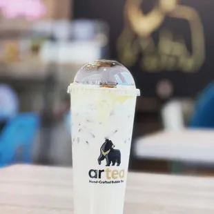 Crème brûlée milk tea