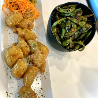 Honey bacon Glazed Chicken Bites