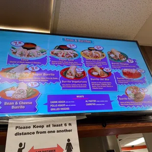 Tacos and burritos