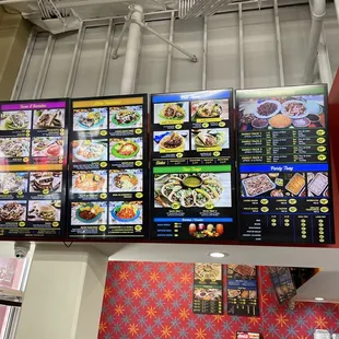 Taqueria menu