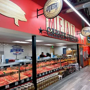 he interior of the store