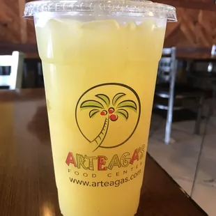 Mango-pineapple agua fresca -$5/large - so delicious!
