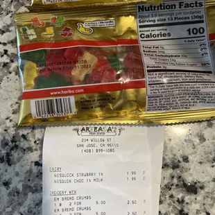Expired food! Be aware to check before giving to your kids.  Tienen comida expirada revisen la comida.
