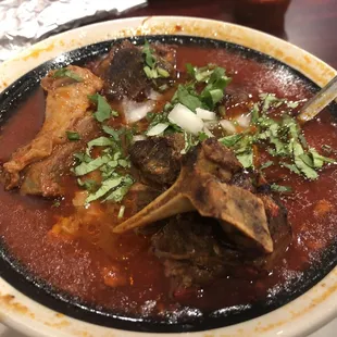 Beef birria en caldo (you have choice of in broth or as a plate) was good but I&apos;d recommend other items over this on their menu!
