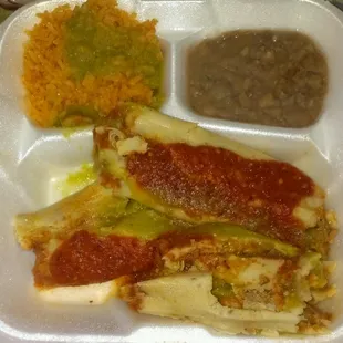 Tamales Plate, $4.99 on Tuesday and Thursday.
