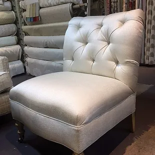 We have a fabulous upholsterer on staff! Call us for a quote.