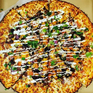 Our Signature Taco Pizza!