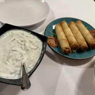 Rolled Cheese Pie Cacik